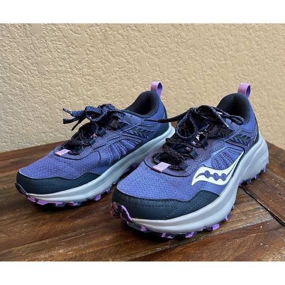 Saucony Shoes - Saucony Excursion TR17 Trail Running Shoes Womens 6.5 Purple Hiking Sneakers